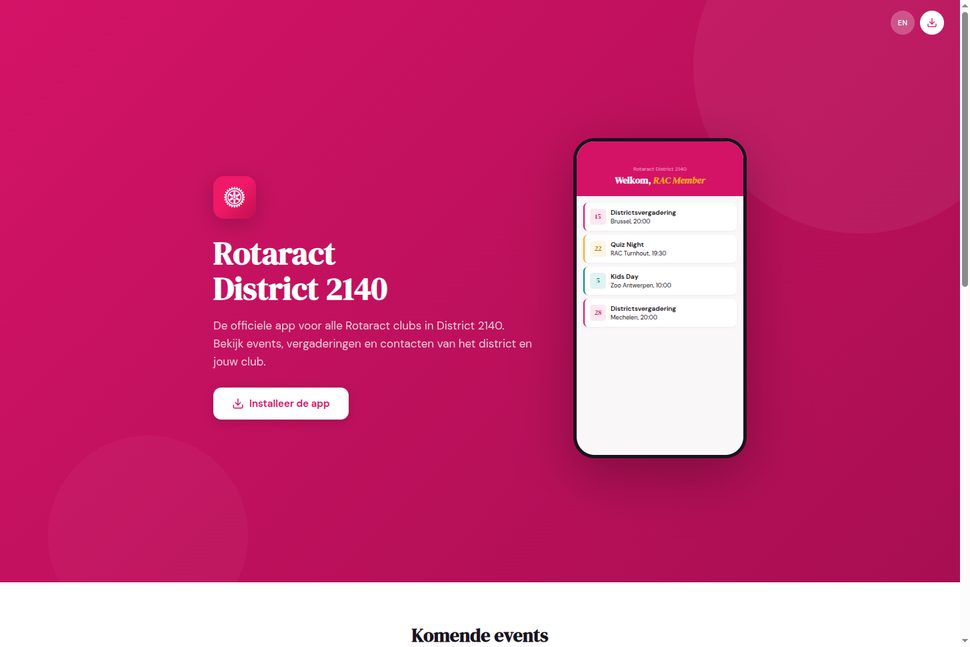 Rotaract District 2140 - by KristofDV.be